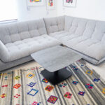 Ip Design Sofa Soulmate, Stoffbezug grau