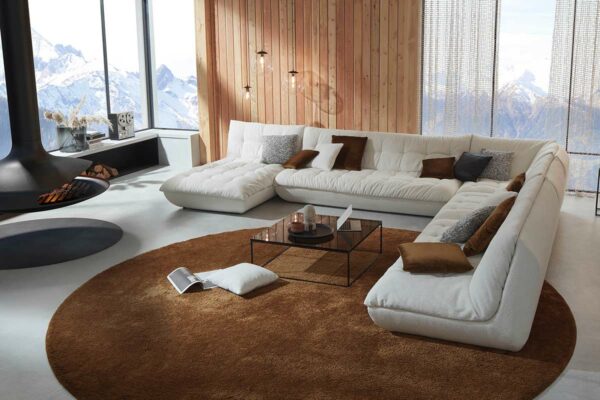 IP Design Sofa Soulmate IP Design Sofa Soulmate, heller Bezug mit vielen Dekokissen