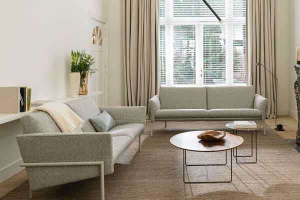 Jori Sofa Tosca Jori Sofa Tosca, graumelierter Stoff