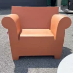 Kartell Sessel Bubble Club, erdrot, Bild 3