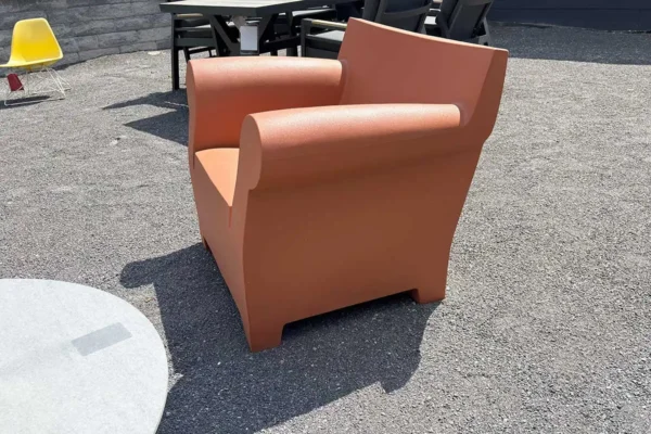 Kartell Sessel Bubble Club, erdrot, Bild 1