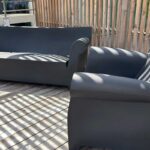 Kartell Sessel und Sofa Bubble Club, Farbe schwarz