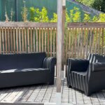 Kartell Sessel und Sofa Bubble Club, Farbe schwarz, 1