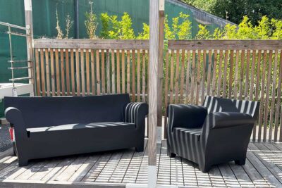 Kartell Sessel und Sofa Bubble Club, Farbe schwarz, 1