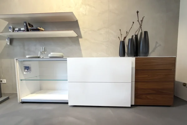 Kettnaler Sideboard Soma mit zwei Wandsteckborden, 10 Kettnaler Sideboard Soma mit zwei Wandsteckborden, 10