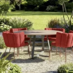 Kff Gartenstuhl Gaia Outdoor, Farbe rot, Essgruppe