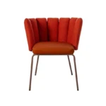 Kff Gartenstuhl Gaia Outdoor, Stoff und Gestell rot, Freisteller