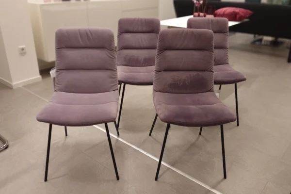 KFF Stuhlgruppe Arva Light KFF Stuhlgruppe Arva Light, vier Stühle mit Stoffbezug