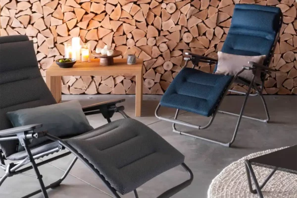 Lafuma Relaxsessel Futura Lafuma Relaxsessel Futura, zwei Sessel, grau und blau