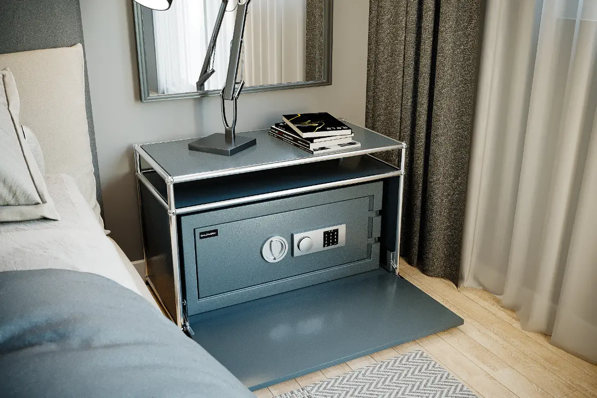 Sideboard USM Haller, Tresor Balzwerk