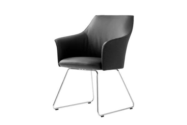 Leolux Stuhl Mara Leolux Stuhl Mara, Kufengestell Chrom