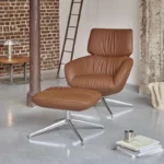 Leolux Sessel und Hocker Lodey