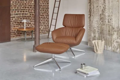 Leolux Sessel und Hocker Lodey Leolux Sessel und Hocker Lodey