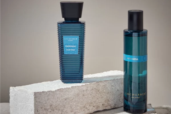 Locherber Milano Raumduft Capri Azul Locherber Milano Raumduft Capri Azul, auf weißen Steinen