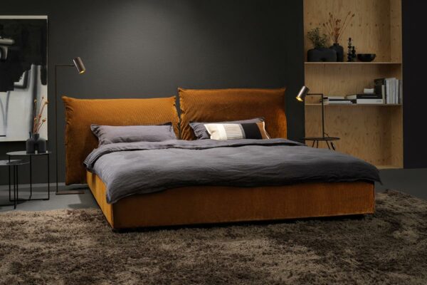 Möller Design Bett Rose Möller Design Bett Rose, Kopfteil und Bettseiten Stoff