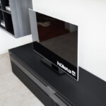 Wohnwand touch, Detailansicht Lowboard und Hängeregal