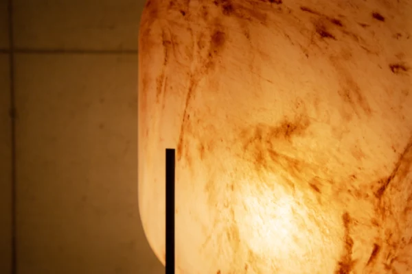 Pulpo Leuchte Oda, cosmo chocolate Pulpo Leuchte Oda, cosmo chocolate, Detailansicht Glas