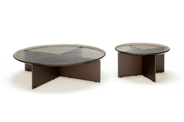 Rolf Benz Couchtisch Kio Rolf Benz Couchtisch Kio, Freisteller zwei Tische braun