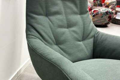 Rolf Benz Sessel und Hocker Meg Soft, Detailansicht Rückenlehne