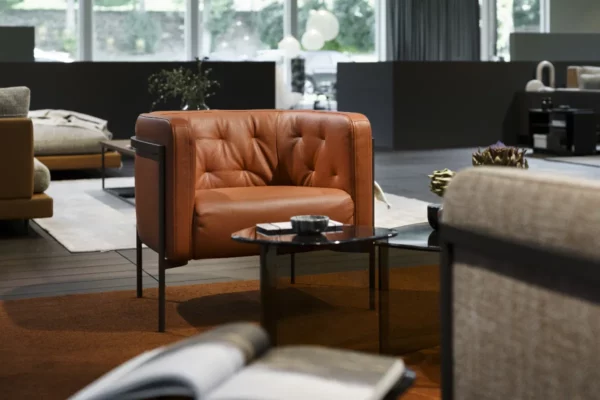 Rolf Benz Sessel Phil Rolf Benz Sessel Phil, Lederbezug cognac