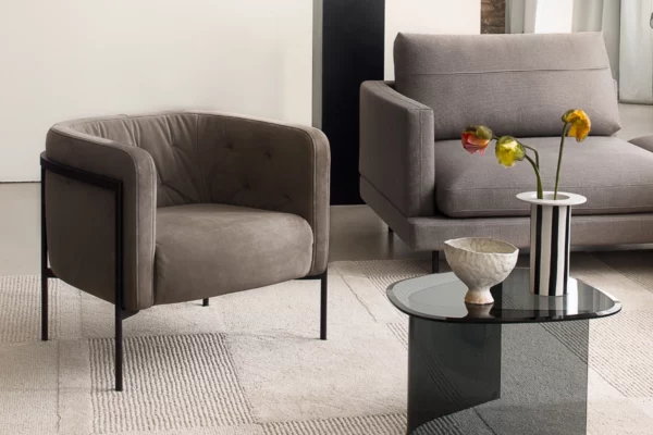 Rolf Benz Sessel Phil Rolf Benz Sessel Phil, Stoffbezug dunkelgrau