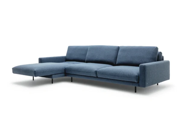 Rolf Benz Sofa Kaia, Bezug Stoff blau, Freisteller Rolf Benz Sofa Kaia, Bezug Stoff blau, Freisteller