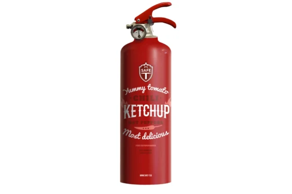Safe-T Designfeuerlöscher Ketchup Safe-T Designfeuerlöscher Ketchup
