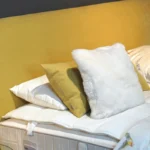 schramm boxspringbett purebeds, Stoff lemon, 10