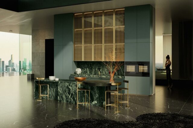 SieMatic Küche Stilwelt Mondial, mit großer Insel