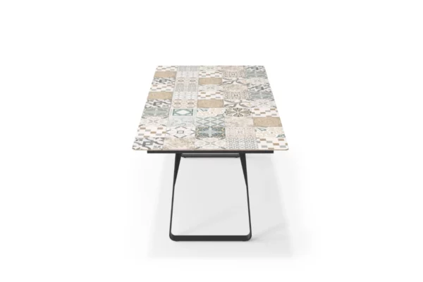 Sit Mobila Gartentisch Atlas Sit Mobila Gartentisch Atlas, Platte Azulecho, Gestell schwarz, von oben