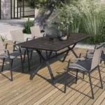 Sit mobilia Tisch Atlas, Platte Dekton, Gestell Alu Guss
