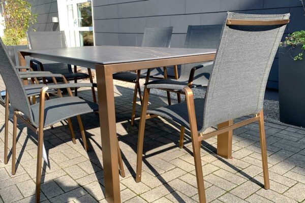 Sit Mobilia Tisch Olympia Oslo Cobre, Stühle Tinto Cobre Sit Mobilia Tisch Olympia Oslo Cobre, Stühle Tinto Cobre