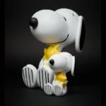 Blogo Snoopy Figur mit Woodstock, weiß (klein und Groß)