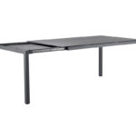 Solpuri Ausziehtisch Classic Alu, Gestell anthrazit, Platte Keramik