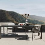 Solpuri Tisch Classic Alu auf Terrasse