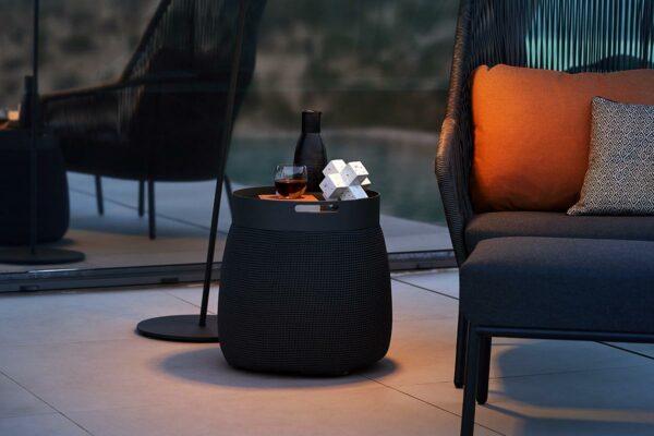 Solpuri Sitzpouf Knuff Solpuri Sitzpouf Knuff, dunkle neben Sessel