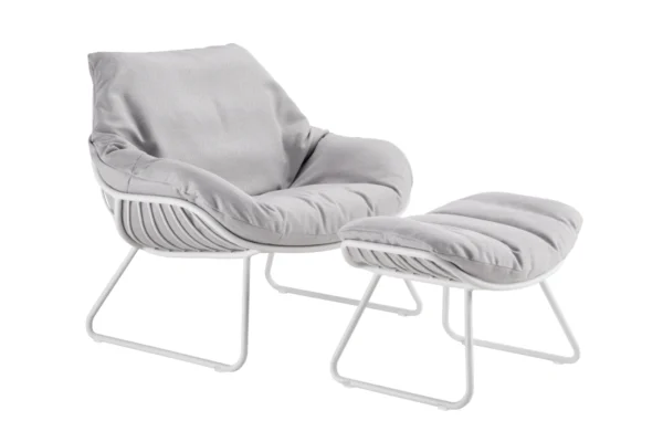 Solpuri Loungesessel Chill, Gestell weiß Solpuri Loungesessel Chill, Gestell weiß