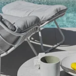 Solpuri Loungesessel Chill, Gestell weiß, Detailansicht