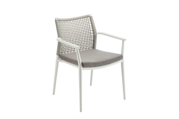 Solpuri Gartenstuhl Vera Solpuri Gartenstuhl Vera, weißes Gestell