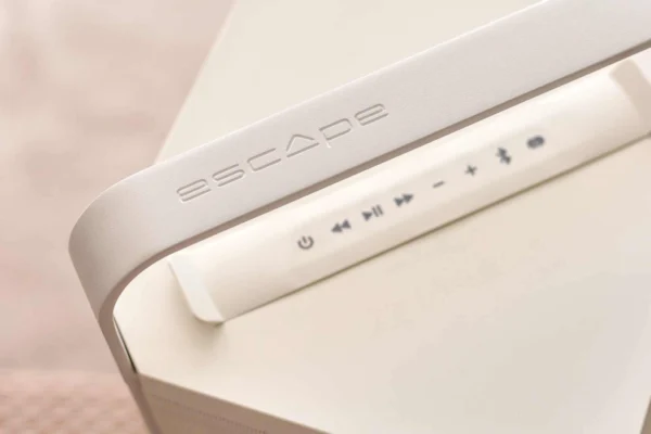 Sonoro Escape Outdoor-Lautsprecher P9, Farbe weiß, Detailansicht von oben Sonoro Escape Outdoor-Lautsprecher P9, Farbe weiß, Detailansicht von oben