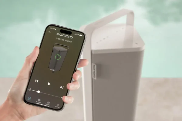 Sonoro Outdoor-Lautsprecher Vibes XL, Verbindung App Sonoro Outdoor-Lautsprecher Vibes XL, Verbindung App