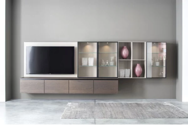 Sudbrock Wohnwand Cubo Sudbrock Wohnwand Cubo, mit Vitrinen