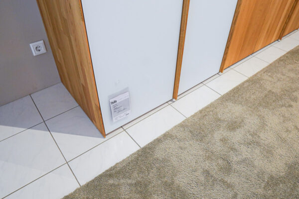 Team 7 Kleiderschrank soft, Detailansicht Glastüren Team 7 Kleiderschrank soft, Detailansicht Glastüren