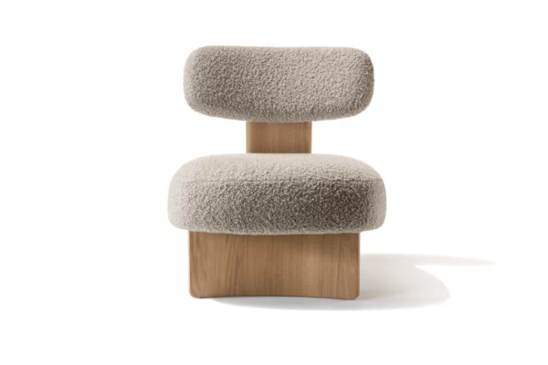 Team 7 Lounge Chair Elliot Team 7 Lounge Chair Elliot, Freisteller mit hellem Bezug