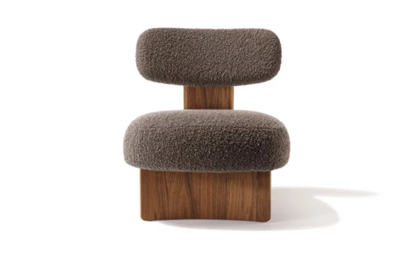 Team 7 Lounge Chair Elliot Team 7 Lounge Chair Elliot, Freisteller mit braunem Bezug