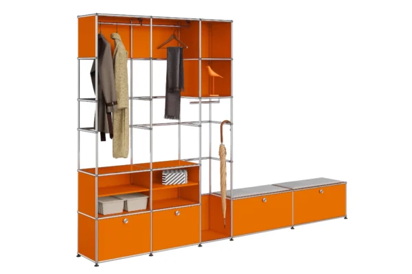 USM Haller Dielenmöbel, orange