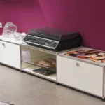 USM Lowboard, reinweiss, 7