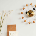 vitra ball clock, Buche natur