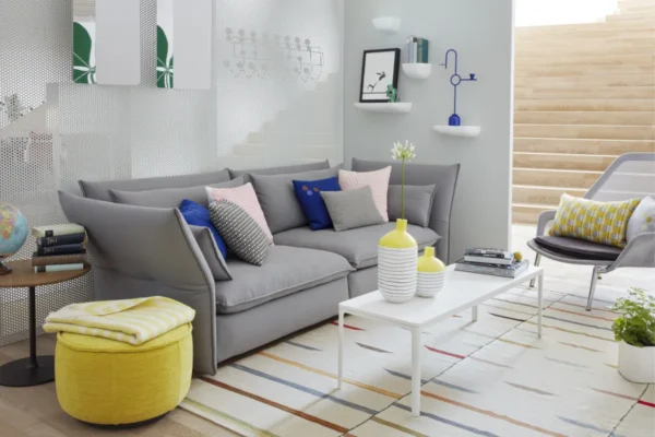 vitra Sofa Mariposa vitra Sofa Mariposa, grauer Bezug