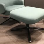 vitra Hocker Rapos, Farbe grüngrau